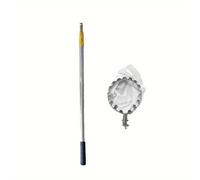 TEMU 1pc Recolector de Frutas Retráctil de Acero Inoxidable 74in con Bolsillo de Red Adecuado para Plantar en el Jardín Uso de Mango Caqui Recoger Fácilmente Hacer Trabajos de en el Jardín