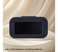 TEMU 1pc Reloj Digital de , Termómetro e Higrómetro con Precisión Interior/Exterior (-58°F a 86°F, 32%RH) - Pantalla LCD Cambiable °F/°C para Invernadero, Oficina, - Compacto de Plástico