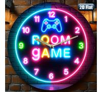 TEMU 1pc Reloj Moderno de Acrílico con Movimiento y Tema de Película - Números, Opciones de Color Adecuado para Habitaciones, Salas de Juegos, - Reloj Decorativo de Pared (No Incluido)