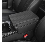 TEMU 1pc Reposabrazos de coche elevadora con bolsa de almacenamiento lateral, cojín de reposabrazos de coche con bolsillo de almacenamiento, accesorios de decoración interior de coche, universal para