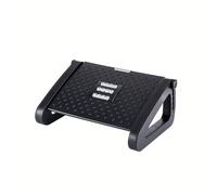 TEMU 1pc Reposapiés Ergonómico Ajustable con Rodillo de Masaje para Pies - Soporte para Escritorio en Oficina y Hogar, Plástico Duradero, , Superficie Texturizada Antideslizante, Construcción