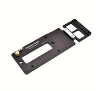 TEMU 1pc Riel Guía Cuadrado de Sierra de Pista de Aleación de Aluminio, Cuadrado de 90 Grados para Carpintería, Placa de Guía de Ángulo Recto, Corte Preciso Siempre para Makita Festool