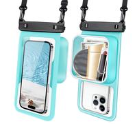 TEMU 1pc Rynapac Teléfono con Compartimento de Almacenamiento y Cordón Ajustable | Gran Capacidad para iPhone16 15 14 13 12 Pro Max, , a Prueba de Golpes y Arenas para de Natación, en Barco y Kayak