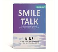 TEMU 1pc SMILE TALK de Conversación para Jóvenes 90 Consejos para Iniciar Juegos de y Significativo Significativas entre Regalos de Halloween y Navidad para Jóvenes|91 cartas|