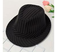 TEMU 1pc Sombrero de a Rayas de Moda y Versátil para Fiesta, , Elección Ideal para Regalos
