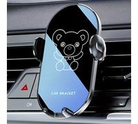 TEMU 1pc Soporte Ajustable para Compatible con Teléfono - Montaje en Tablero y Rejilla de Ventilación, Soporte para Coche con Clip Resistente, para Smartphones