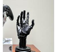 TEMU 1pc Soporte de juego Cyberpunk impreso en 3D de mecánica única, decoración de escritorio portátil ABS para accesorios PS4/PS5, decoración de escritorio universal interior, soportes de juego para