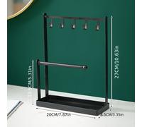 TEMU 1pc, Soporte organizador de joyas de metal, estante de almacenamiento multifuncional para llaves, collares, relojes, pulseras, para la entrada, , dormitorio, tocador