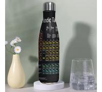 TEMU 1pc Taza de Acero Inoxidable con Tabla de 17.5oz - Pared Aislada al Vacío, Codificado por Colores (H a Ba), Regalo Temático para Químicos, Profesores, y Entusiastas de la Química, 304