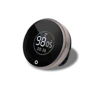 TEMU 1pc Temporizador con Base Magnética y Control de Volumen Giratorio - Alimentado (Batería Incluida) - Temporizador de 24 Horas/12 Horas, Contador /Pulsera, Soporte Magnético