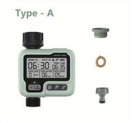TEMU 1pc, Temporizador de riego digital electrónico de para exteriores, de riego automático para jardín, césped, plantas en macetas, función de bloqueo manual de de lluvia, 4.96*3.86*1.93 pulgadas