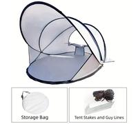 TEMU 1pc Tienda de Campaña Automática Pop-Up, Rápida en 1 , ¡ Extra Grande y Transparente para Parque o ! Para 3-4 , 130 3cm x 133 2cm (L*A) * 105 2 cm