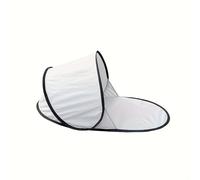 TEMU 1pc Tienda de Playa Plegable Portátil Resistente a los Rayos UV - Toldo Azul para Camping, Pesca y Actividades al Aire Libre | Refugio de Tela Duradero