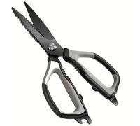 TEMU 1pc Tijeras de Cocina Profesionales, Afilado Triple Filo, 2025 con Mango de Agarre TPR, de Huesos y Verduras