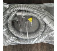 TEMU 1pc Tubo de extensión para manguera de desagüe de lavadora, tubo de de agua universal engrosado, tubo de desagüe de agitador de tambor totalmente automático con clip