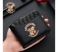 TEMU 1pc Warner Bros Harry Potter Billetera de Moda para Hombre de Cuero Sintético, Bolso Casual Corto para Jóvenes y