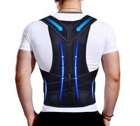 TEMU 1pc YBA Faja Ajustable para la Espalda con Soporte Lumbar y Neopreno - Espalda /Superior, Cinturón de Estabilidad Cruzado para Hombres y Mujeres, Lavable a (Unisex)