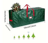 TEMU [1pcs Bolsa de Almacenamiento para Árboles Navideños] 1pc Gran Capacidad, Para árbores navidesnos 7/9 pies, ¡Bolso Tejido Antipolvo! Ideal como Regalo en y Año Novo - Organización del Hogar