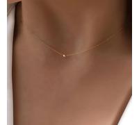 TEMU 1pieza Collar de acero inoxidable Nooxian elegante para mujeres, pendiente simple chapado en oro - Ideal para uso diario y regalo