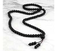 TEMU 1pieza de Simple 108 Cuentas de Piedra Natural Collar de Materiales Naturales Es un Pieza de Moda con Hermoso Seguro y Encanto Único