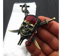 TEMU 1pieza único de de piratería 3D cromado, aleación de aluminio, para pegatina de metal de aleación de , con ornamentación para interior de coche