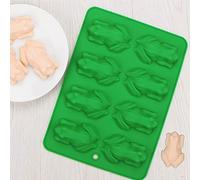 TEMU 1pieza Verde moldes de velas de rana, utilizados para hacer dulces, chocolate, pastel, jabón, para amantes de la