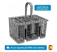 TEMU 1pz Cesta de Cubiertos para Lavavajillas - Compatible con Indesit, Hotpoint, Ariston y Más - Medidas 205x160x220 mm - Repuesto Resistente y Eficiente - Códigos originales C00386607, C00257140