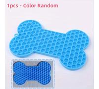 TEMU 1pza Para Para Perros - Alimentador Con Ventosas Para Mantequilla De Maní Y - Alfombrilla De De Hueso Para Mascotas