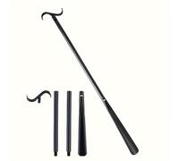 TEMU 1set 35"/88.9cm Varilla de Vestir Larga con Calzador y Herramienta para Quitar Calcetines, Ayudas de Vestir Ajustables para Zapatos, Calcetines, Camisas y Pantalones