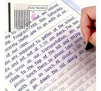 TEMU 1set Cuaderno de Práctica de en Inglés 3D Reutilizable, Cuaderno de Práctica de Caligrafía en Inglés, Cuaderno de Práctica de Corrección de Escritura