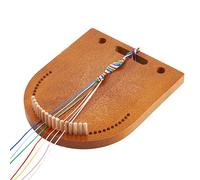 TEMU 1set Tablero de Bloqueo de Madera para Tejer para Hacer Pulseras 230x190x18mm Suministros de Manualidades Pegatinas Set a Regalos de Acción de Gracias y Año