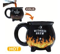 TEMU 1ud, Taza de Café de Bruja, 300ml/10oz, Taza que de Color, Vasos para Halloween, Vajilla para Bebidas e Invierno, Regalos de y Halloween
