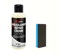 TEMU 1x 100ml Kit universal de restauración de faros delanteros para coche - Recubrimiento PE , reparación de arañazos y tratamiento anti-amarilleamiento para mejorar el de