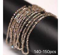 TEMU 2-2.5mm 140-150pcs Cuentas de Vidrio Triangulares