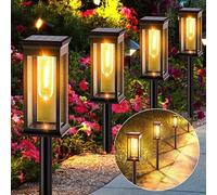 TEMU 2/4/6/8pcs Luces Solares para , Luces Solares para Exteriores, Encendido/Apagado Automático Luces Solares de Jardín para Pasarelas Patio Césped Iluminación Decorativa de Paisaje