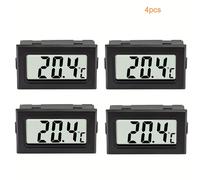 TEMU 2/4/6 piezas de termómetro digital, termómetro pequeño adecuado para el hogar, , , oficina, invernadero, jardín.