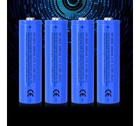 TEMU 2/4/6 pzas Batería Recargable 18650 de 3.7 V, Adecuada para Faros, Luces Navideñas, Ventiladores Pequeños, Linternas, Relojes, etc., No es AA/AAA