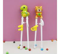 TEMU 2-4 de Palillos, Asistente para Aprender a Usar Palillos, Palillos de Entrenamiento para Animales para Principiantes (Tigre/Elefante/Dinosaurio)