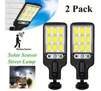 TEMU 2/4 Pack Luces Solares Exteriores, Farolas LED con Sensor de Movimiento, 108 COB, 3 de Luz, Ideal para Jardín, Paredes y Patios - Iluminación