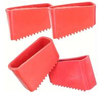 TEMU 2/4 piezas Cubierta para pies de escalera Parts Accesorios Alfombras de goma Protector plegable Antideslizante para escaleras