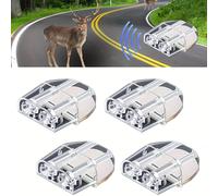 TEMU 2/4pcs Dispositivo de Silbatos de Advertencia para para Coche, Silbato para Salvar con Cinta Acrílica de Cara , Tamaño Mini, Transparente