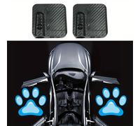 TEMU 2/4pcs Luz de Puerta con Logo LED Proyector, Luz de Bienvenida para Escalón de Puerta de Coche, Proyección de Patrones , Luz Nocturna para Puerta con Festivo