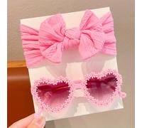 TEMU 2 /4pcs/Set Conjunto de Diademas con y Flores para Niñas, Colores Gafas Moda Accesorios Infantiles