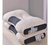 TEMU 2 Almohadas de Soporte para Cuello y Columna, Ideales Para un Sueño Relajante. Diseñados Específicamente Pueden Proporcionar Cervicales Sin Hundirse Y Son Perfectos Dormitorios Familiares