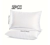 TEMU 2 almohadas hipoalergénicas, relleno de calidad, estilo hotel estrellas, ideales para dormitorios y sofás, un regalo para queridos