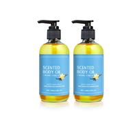 TEMU 2 Botellas de Aceite de Masaje Corporal Caramelo y - Aceite de masaje a , hidrata y la piel en color Beige haciéndola , y tersa adecuada para los tipos de Beige