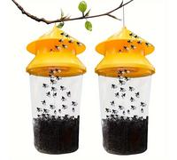 TEMU 2 Botellas + Tapas, Reutilizables - No Tóxicas y Sin Electricidad, No Requiere Energía, Adecuadas para Huertos, Jardines de Vegetales y Apicultura
