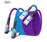 TEMU 2 cables de carga rápida Tipo-C, compatibles con for Samsung, Xiaomi, Redmi, Oppo, OnePlus y más smartphones, para iPhone 17/16/15 Pro Max, de 39 pulgadas/79 pulgadas/118 pulgadas