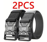 TEMU 2 correas de nailon unisex - Adecuadas para deportes y entrenamiento al , correas de lona transpirables con diseño de rápida, cómodas y duraderas, funcionales y elegantes.