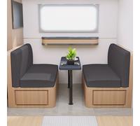 TEMU 2 fundas elásticas de felpa para asientos de RV, cobertura total, aptas para todas y aptas para mascotas